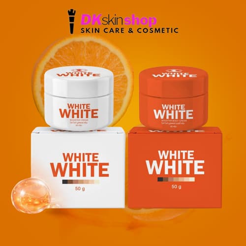 [เซ็ท 3 ชิ้น] ไวท์ ไวท์ บูสเตอร์ ครีม (50g.) +ไวท์ ไวท์ บูสเตอร์ บอดี้ ครีม (50g.) +ไวท์ ไวท์ ออเร้นท์ โซพ (65g.)White White thumbnail 5