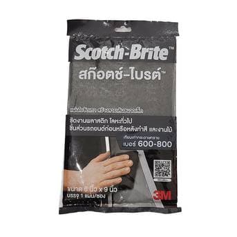 สก็อตไบรท์ สีเทา 3M 6″*9″ #600-800 7448 thumbnail 3