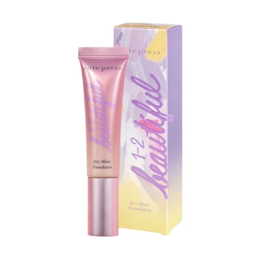 Cute Press 1-2-Beautiful Airy Matte Foundation 30g คิวท์เพรส รองพื้นเนื้อแมท thumbnail 3