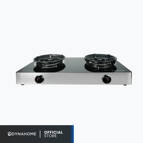 DYNAHOME | DH-G29102 เตาแก๊สกระจกนิรภัย 2 หัวเตา แบบตั้งโต้ะ – image 1