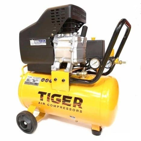 TIGER BENGAL-25 ปั๊มลมโรตารี่ 2.5HP ถัง 25 ลิตร ปั๊มลม benga-25 tiger ปั้มลม – image 1