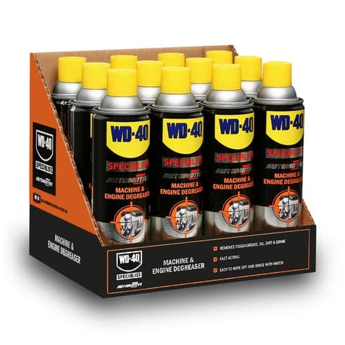 น้ำมันอเนกประสงค์ รุ่น WD-40 ขนาด 450มล 12ชิ้น น้ำมัน ใช้หล่อลื่นคลายติดขัดไล่ป้องกันสนิม WD 40 400ML ยกลัง – image 1