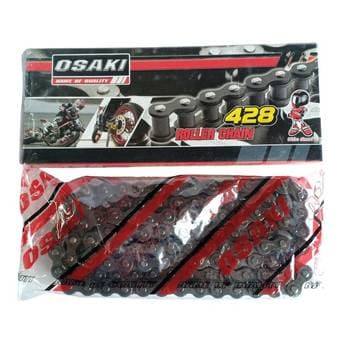 OSAKI (428) โซ่ดำ โซ่ "104ข้อ (104L)" ของแท้ แข็งแรง ทนทาน ได้มาตรฐาน ทนแรงกระชากได้ดี อายุใช้งานยาวนาน ตรงรุ่น thumbnail 2