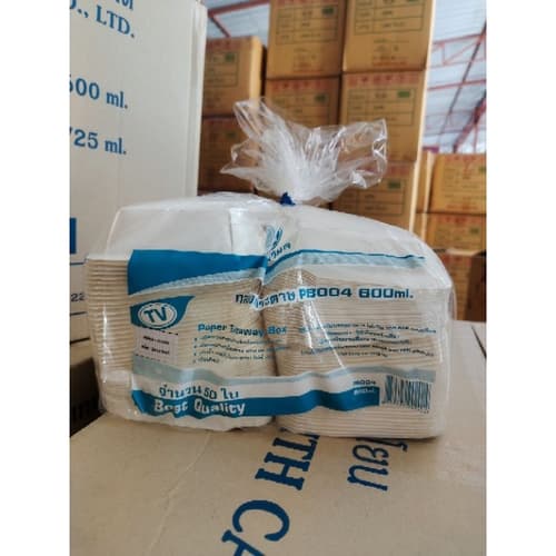 (ยกลัง) กล่องกระดาษ PB004 ขนาด600ml. ยกลังบรรจุ800ใบ – image 1
