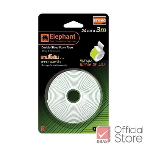 Elephant เทปโฟม กาวสองหน้า ยาว 3 เมตร จำนวน 1 ชิ้น thumbnail 3
