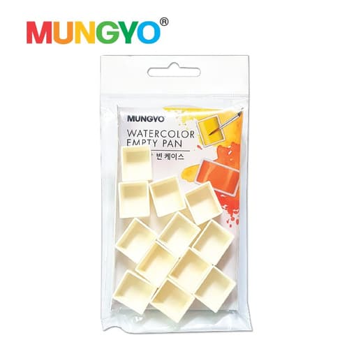 Mungyo แพนสีน้ำ HALF 12 ชิ้น (HALF PAN 12 PCS MUNGYO) – image 1