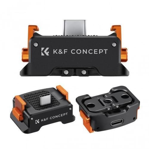 K&F Charging Adapter Base สำหรับ DJI Pocket 3 รองรับ Arca + Magnetic Finger ถ่าย+ชาร์จพร้อมกันได้ thumbnail 9