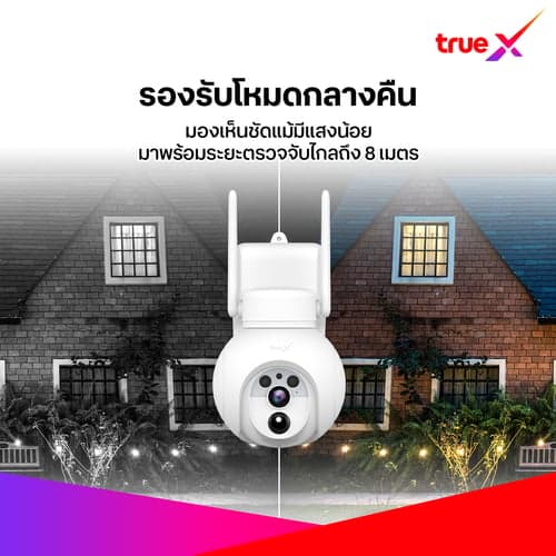 TrueX Smart Camera Outdoor 2 4G Solar
กล้องวงจรปิดอัจฉริยะภายนอก 2 4G โซลาร์ thumbnail 6