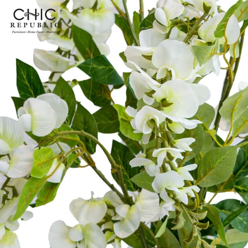 Chic Republic ดอกไม้ประดิษฐ์ในแจกัน รุ่น WISTERIA AND LEAVES thumbnail 3