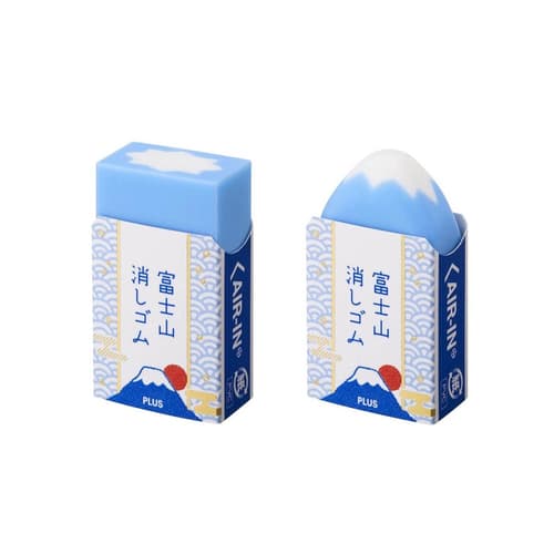 ยางลบภูเขไฟฟูจิ Mt.Fuji eraser สีฟ้าน่ารัก ลบออกมาเป็นรูปภูเขาไฟ ( ราคา / 1 ชิ้น) thumbnail 3