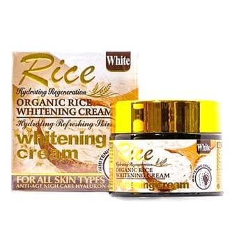 Wokali Organic Rice Anti-Blemish Whitening Cream 50ml ผลิตภัณฑ์ครีมบำรุงผิวหน้าสูตรพิเศษจากสารสกัดธรรมชาติ – image 1