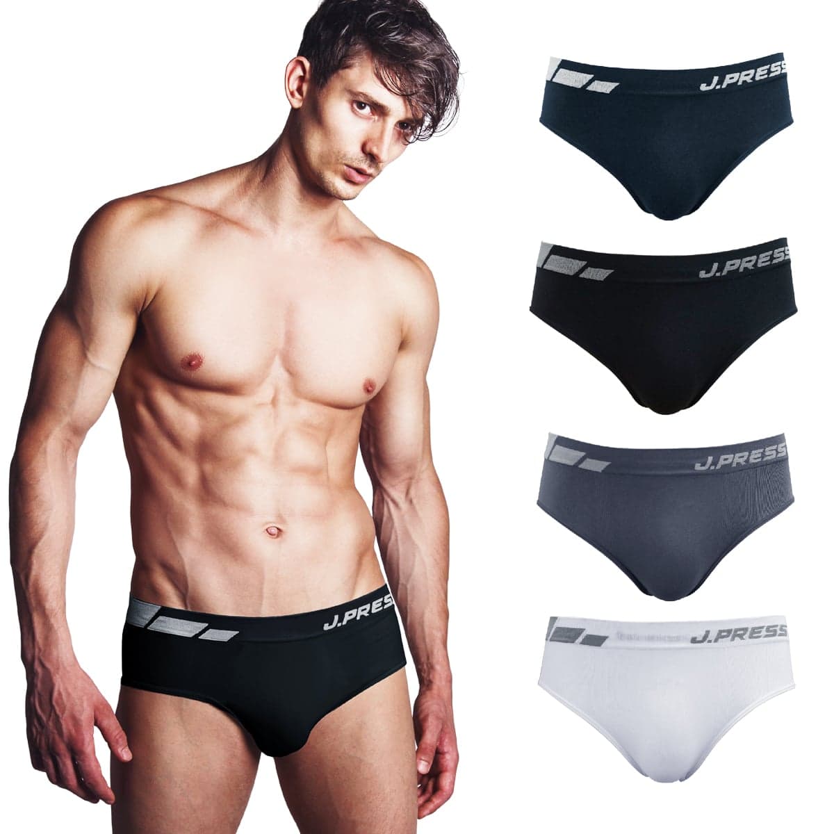 J.PRESS กางเกงในชาย เจเพรส Seamless รุ่น 8117 บรรจุ 1 ตัว/แพ็ค (มีให้เลือก 4 สี) – image 1
