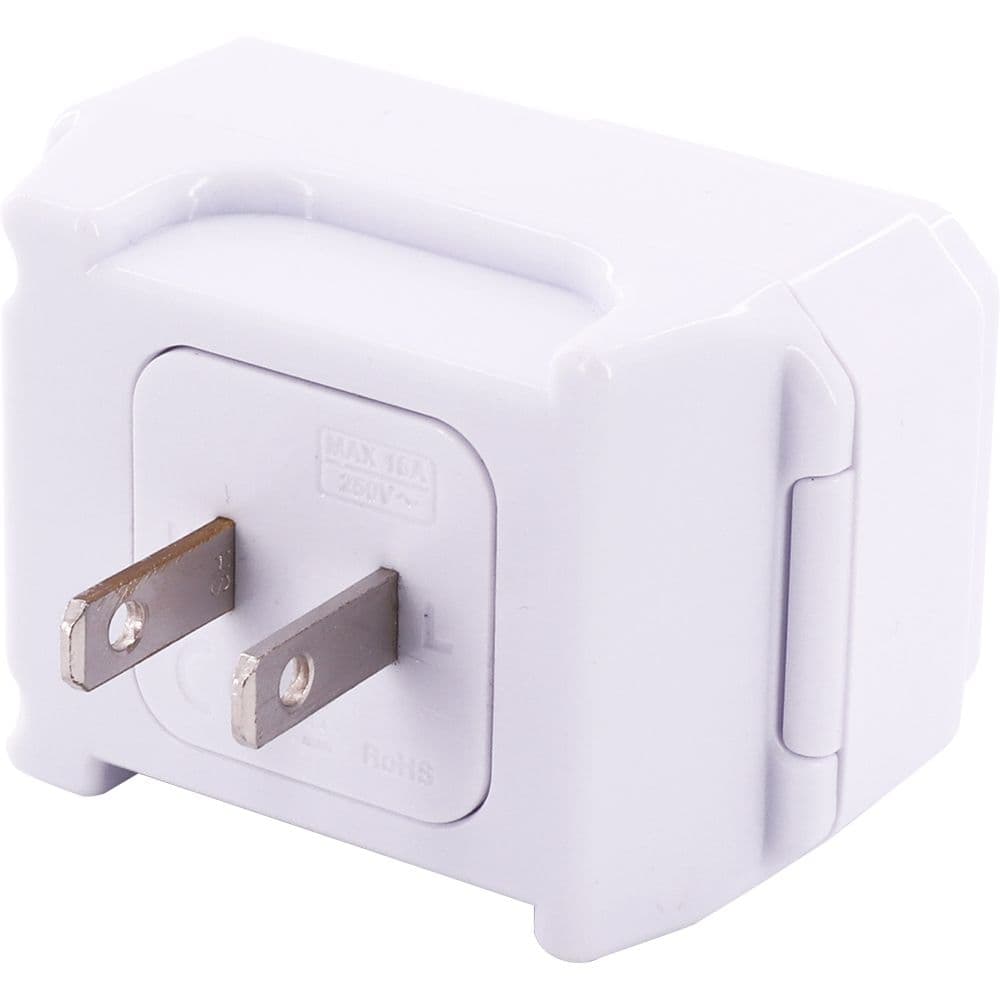 INDEX LIVING MALL TOSHINO EA-ES Adapter 2 Flat pins+Switch - White thumbnail 2