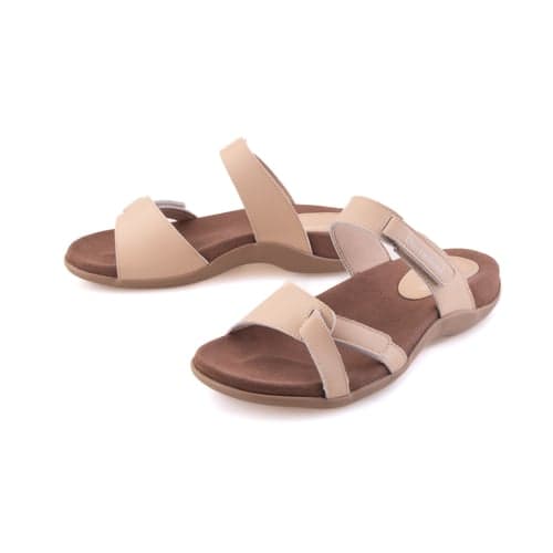 Dortmuend F-Series JF133 026-000 Khaki "Flats & Comfort" รองเท้าส้นเตี้ยเพื่อสุขภาพ – image 1