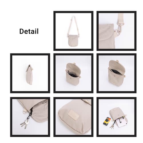 RITE Flower Series (V9) X Fo Fellow : GROUP pocket bag M : สะพายข้าง F5140074 thumbnail 4